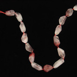  17 x 26mm Fire Quartz Simple Cut Nuggets 15 Count 