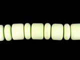 31 Count 22mm Lemon Chrysoprase Matte Finish Barrel/Rondelle