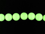 Graduated Lemon Chrysoprase Polished Round, 21 Count