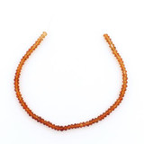 2.5mm Golden Yellow Shaded Citrine Faceted Rondelles, 65 Count