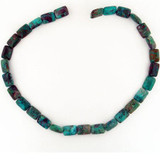 14x10mm Chrysocolla Polished Rectangles, 28 Count