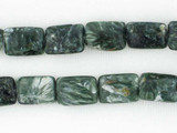 29 Count 14mm Seraphinite Rectangle Gemstones