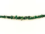 Varied Size Green Emerald Rough Chips, 22 Count (Closeout)