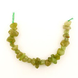  Green Garnet Varied Size Simple Cut Nuggets, 27 Count 