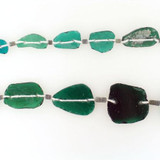 Teal Recycled Glass & Stone, 1 of a Kind, 45 Count (Closeout)