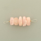  5 Count Varied Sizes Pink Morganite Chunks 