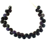  38 Count 7-8mm Sugilite Faceted Pears 
