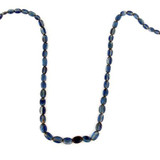  Blue Kyanite Graduated Polished Ovals, Approx 53 Count 