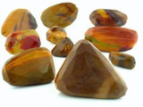  Moukaite Slice Gemstones, Approx 22 Count 