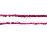  Graduated Pink Tourmaline Faceted Rondelles, 200 Count 