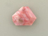  34 x 39mm 1 Count Large Pink Opal Faceted Slab 
