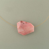  36x42mm Pink Opal Faceted Slab 