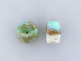 Blue Peruvian Opal Smooth Barrels 