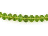 16 Count Graduated Peridot  Faceted Rondelles