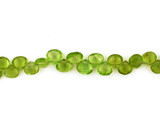 60 Count Varied Size Peridot Faceted Pears