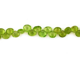  60 Count Varied Size Peridot Faceted Pears 