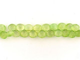 40 Count Graduated  Prehnite Faceted Top Drill Pears