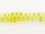 78 Count Varied Size Prehnite Faceted Top Drill Briolettes