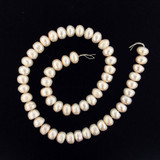 Apx 45 Count 10-11mm White Pearl Baroque Buttons