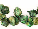  Assorted Size Dark Green Pearl Cornflakes, 12 Count 