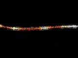  55 Count Graduated Multicolored Quartz Faceted Rondelles 