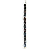 8x5mm Namibian Pietersite Polished Barrels, 12 Count