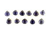 12 Count Iolite Graduated Faceted Pears