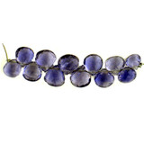 12 Count Iolite Graduated Faceted Pears