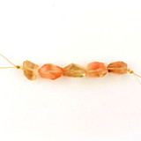  Oregon Sunstone Faceted  Nuggets, 5 Count 
