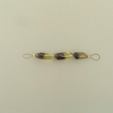  3 Count Varied Sizes Lemon-Smoky Topaz Faceted Nuggets 