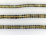  108 Count 5-6mm Cognac Topaz Faceted Rondelles 