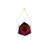 Pink Tourmaline Polished Slice, 1 Count