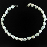 Assorted Sizes White Pearl Nuggets, 25 Count