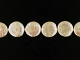 16mm Peach Pearl Coins, 22 Count