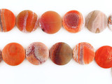 Fire Agate Polished Coins 