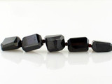  Black CZ Simple Cut Nuggets, 5 Count 