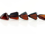  Brown CZ Simple Cut Nuggets, 5 Count 