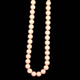 12mm Peach Shell Pearl Rounds, 34 Count (Closeout)