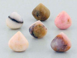  11x10mm Pink Opal Polished Pears, 44 Count 