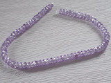  4mm Lavender Cz Faceted Rondelles, 78 Count 