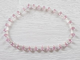 5x3mm Pink CZ Faceted Briolettes, 30 Count 5x3mm Pink CZ Faceted Briolettes, 30 Count
