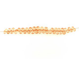 Soft Flex Graduated Champagne Cubic Zirconia Faceted Long Pear, 39 Count 