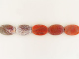 6 Count 30x20mm Fire Agate Polished Ovals