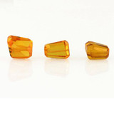  3 Count Yellow Cz Simple Cut Nuggets 