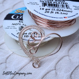 Soft Flex Craft Wire Silver Plated - 18ga/1.024mm - 20 ft/6.7 yd/6 m