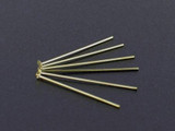 Brass Head Pins, 1in Length, 22 Gauge, 6 Count (Closeout)