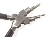 Multi-Size Mandrel Wire Wrapping and Wire Looping Jewelry Tool, Makes 6 Sizes of Consistent Loops