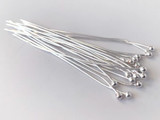 22ga Silver Tone Ball End Head Pin (Approx. 1.5in or Approx. 2in)