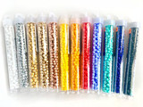 Soft Flex 4.5mm Assorted Color Czech Rola Seed Beads, Approx. 20g Vial 