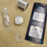 Soft Flex 10/12 Size Gold Eye Beading Needles, 8 pieces 